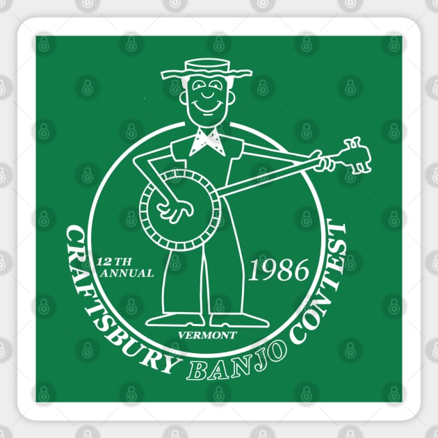 Craftsbury Banjo Contest Sticker by GeekGiftGallery